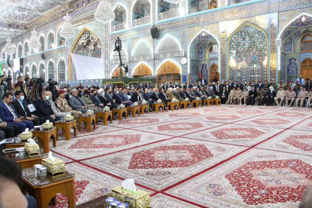 مستشار الأمن القومي يحضر في "المؤتمر الوطني الأول للحد من التطرف والإرهاب" الذي تقيمه العتبة الحسينية المقدسة.