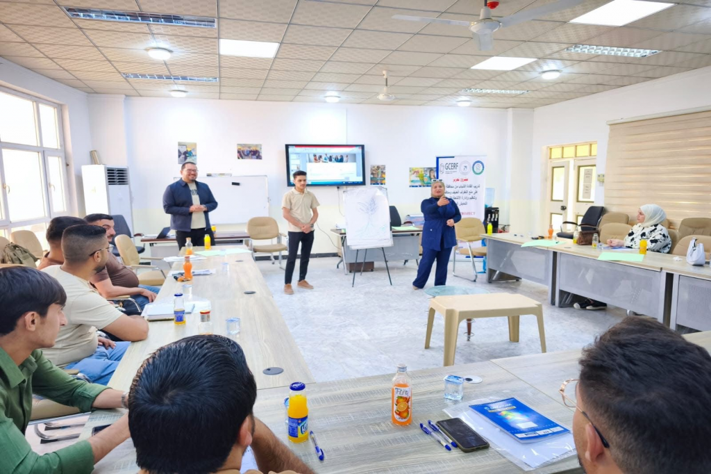 بناءً على الشراكة بين اللجنة الوطنية لمكافحة التطرف العنيف و(GCERF).. مؤسسة حباء للتنمية تختتم ورشتها التدريبية لبناء قدرات الشباب على منع التطرف العنيف في ديالى