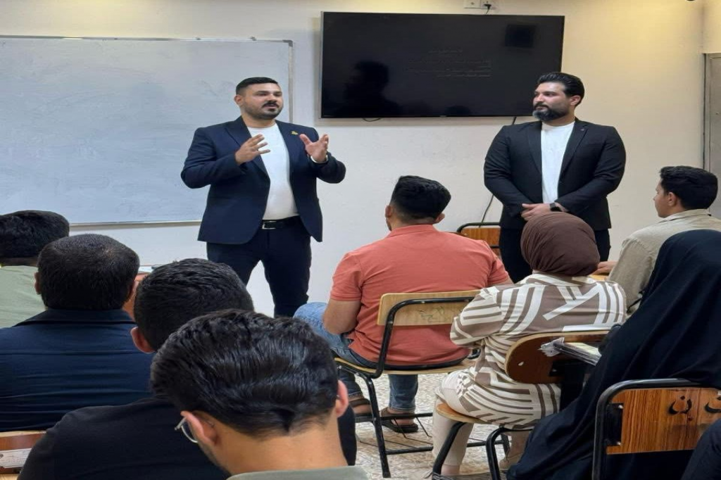 دائرة ثقافة وفنون الشباب تقيم محاضرة توعوية لطلبة جامعة الكرخ للعلوم بعنوان "تأثيرات العنف النفسي في الإتجار بالبشر.. من الصدمة إلى التعافي"