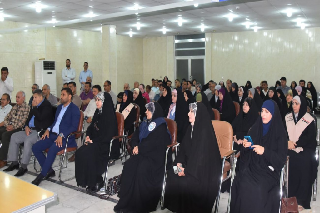 اللجنة الفرعية في النجف الأشرف تقيم محاضرة تثقيفية في مديرية الإتصالات والمعلومات حول مخاطر التطرف الفكري