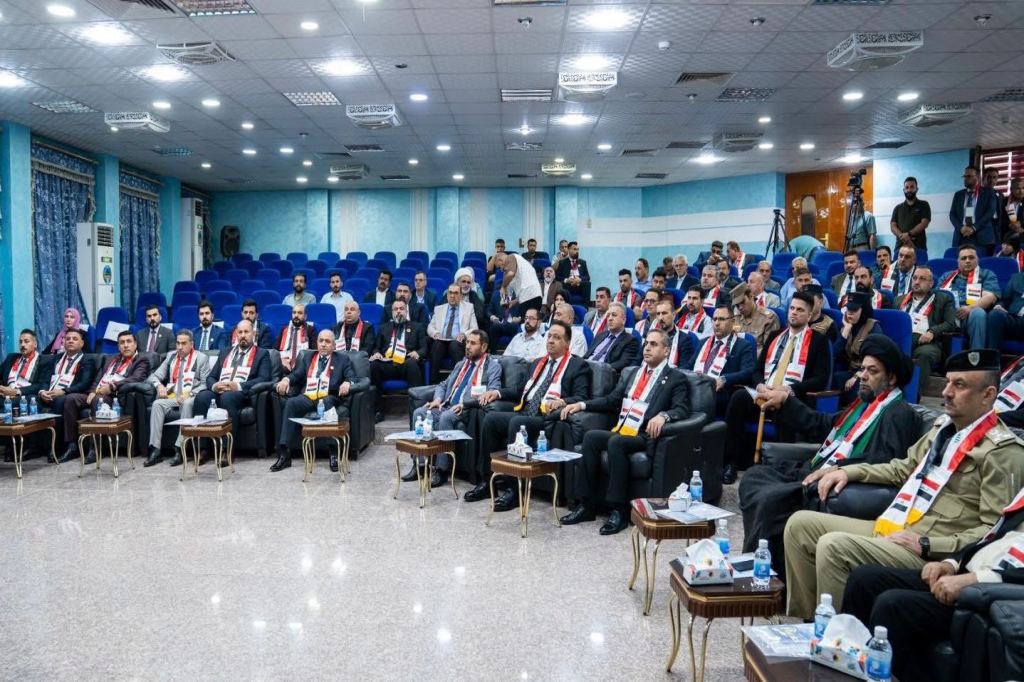 اللجنة الفرعية في ذي قار تُشارك في المؤتمر الفكري المركزي الذي أقامته جامعة ذي قار تحت عنوان "التطرف الفكري وأثره على السلم المجتمعي- الأسباب والمعالجات"