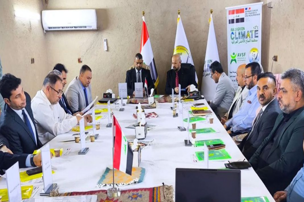 اللجنة الفرعية في ذي قار تشارك في الاجتماع الذي نظّمته منظمة المناخ الأخضر لمناقشة التغيرات المناخية