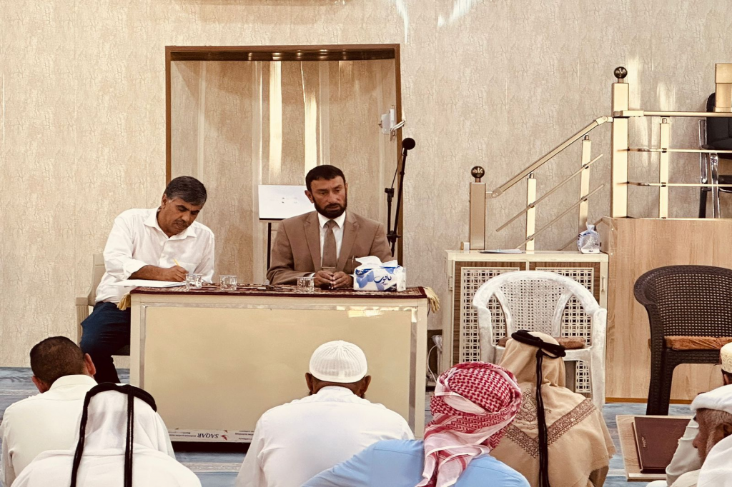 بالتعاون مع اللجنة الفرعية في كركوك.. دائرة الوقف السني في الحويجة تقيم جلسة حوارية بعنوان "مخاطر الفكر المتطرف على السلم المجتمعي"