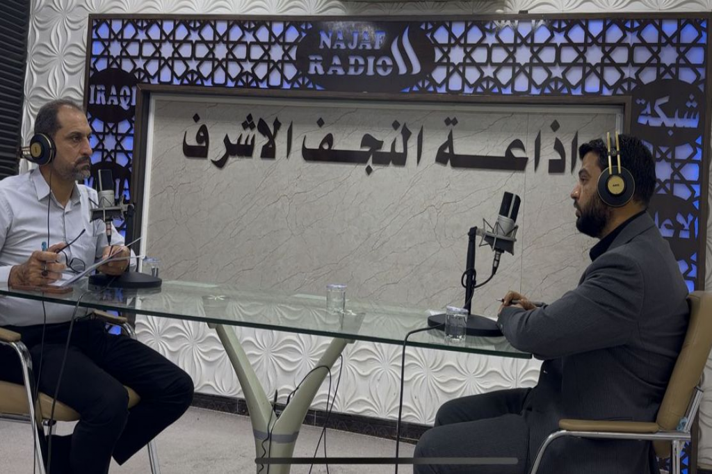 سكرتير اللجنة الفرعية لمكافحة التطرف العنيف في النجف الأشرف يحلّ ضيفاً ببرنامج (مع المسؤول)