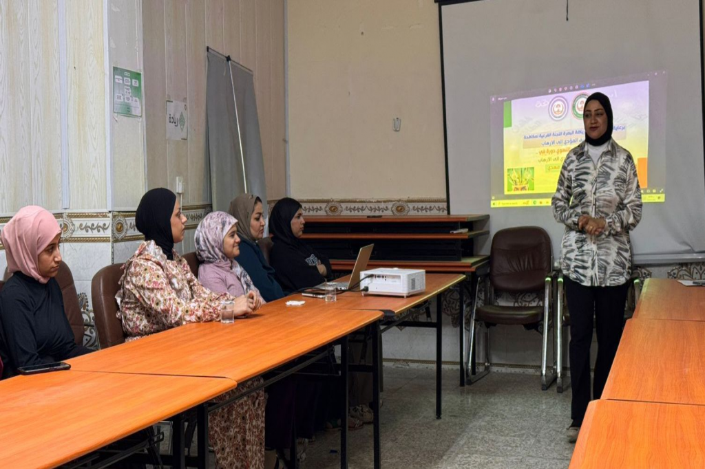 اللجنة الفرعية في البصرة تقيم محاضرة توعوية بعنوان "دور المرأة في مكافحة التطرف العنيف المؤدي إلى الإرهاب"