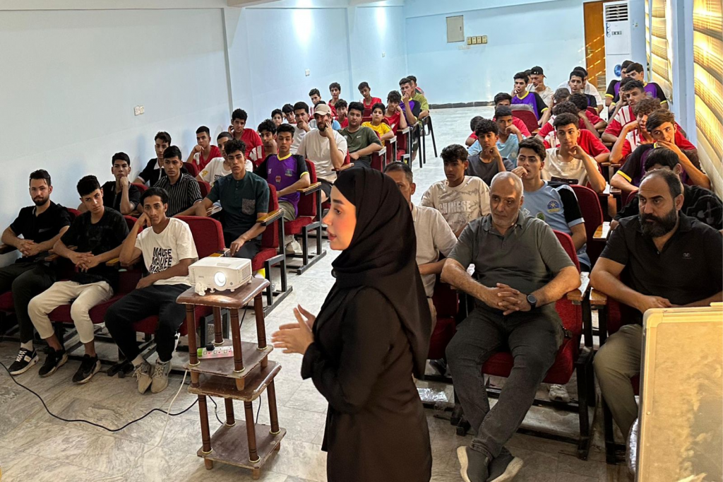 اللجنة الفرعية في البصرة تنظّم ندوة توعوية للشباب تحت عنوان "التطرف العنيف خطر يهدد الأمن والسلم المجتمعي" 