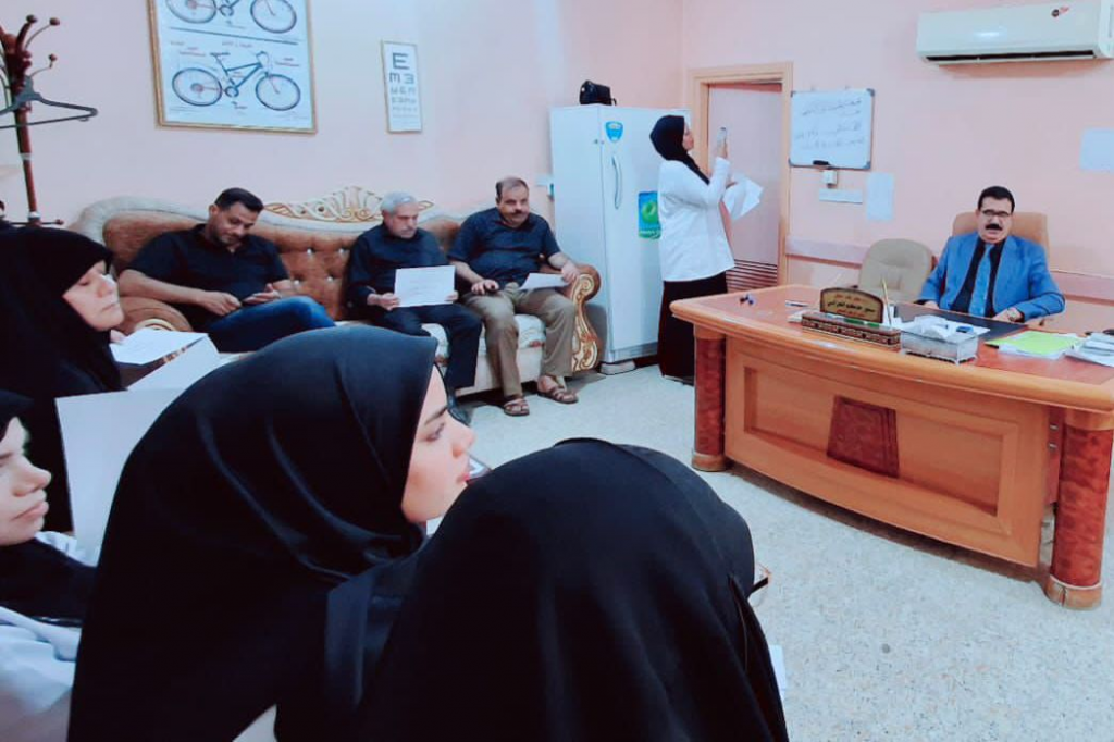 بالتعاون مع اللجنة الفرعية في النجف الأشرف.. دائرة الصحة تقيم محاضرة توعوية في مركز صحي النصر حول التطرف العنيف ودوره في قضية الإمام الحسين (عليه السلام)