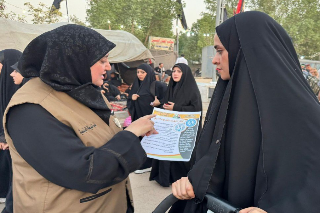 بالتعاون مع اللجنة الفرعية في النجف الأشرف.. الشرطة المجتمعية تنظّم حملة توعوية حول القيم الوطنية 