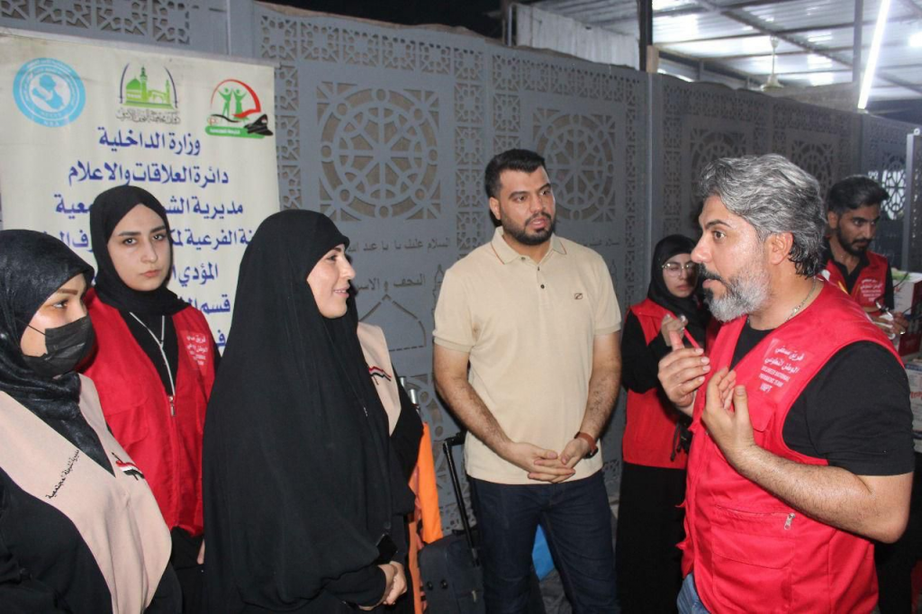 بالتعاون مع اللجنة الفرعية في النجف الأشرف.. فريق مسعفي الوطن يقيم ورشة تدريبية صحية خاصة بالإسعافات الأولية