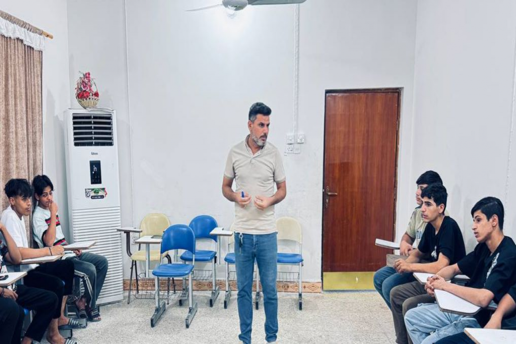 اللجنة الفرعية في البصرة تنظّم جلسة حوارية للشباب في قضاء عز الدين سليم تحت شعار "لا للتطرف العنيف.. نعم للسلام والحوار"