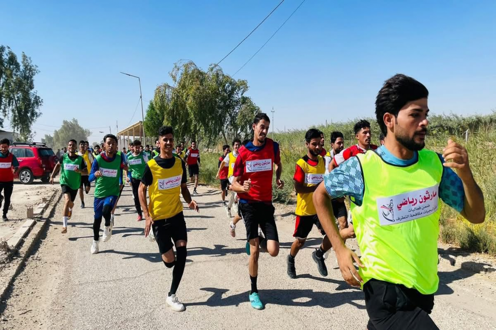 بالتعاون مع اللجنة الفرعية في واسط.. المعهد التقني ينظّم ماراثونًا رياضيًا ضمن فعاليات الاستراتيجية الوطنية لمكافحة التطرف العنيف