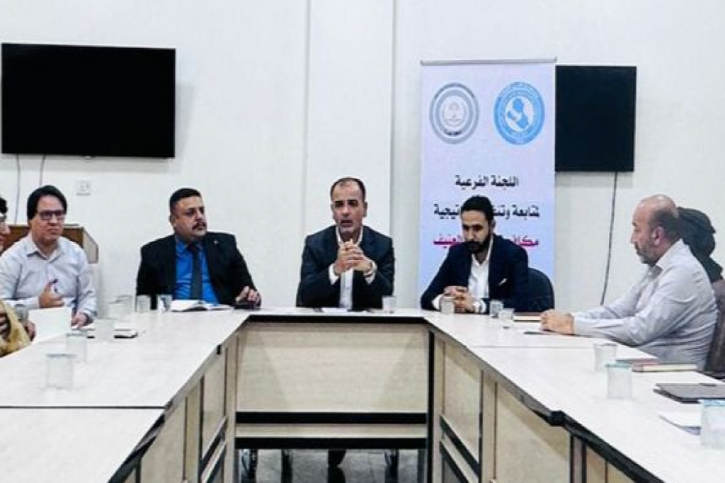 اللجنة الفرعية في قضاء الهارثة بمحافظة البصرة تنظّم جلسة حوارية للمخاتير ووجهاء القضاء حول مخاطر الفكر المتطرف على السلم المجتمعي 