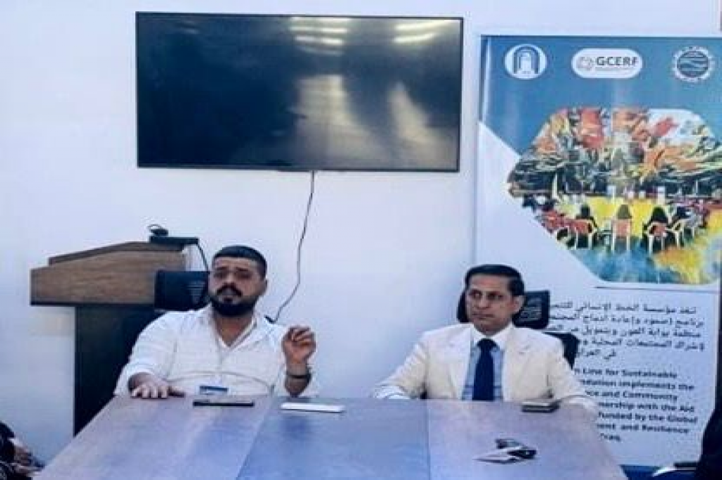 بالتعاون مع اللجنة الفرعية في نينوى.. مؤسسة الخط الإنساني تنظّم جلسة نقاشية للعائدين من النزوح إلى منطقة العبور حول سبل عودة الأطفال إلى مقاعدهم الدراسية 