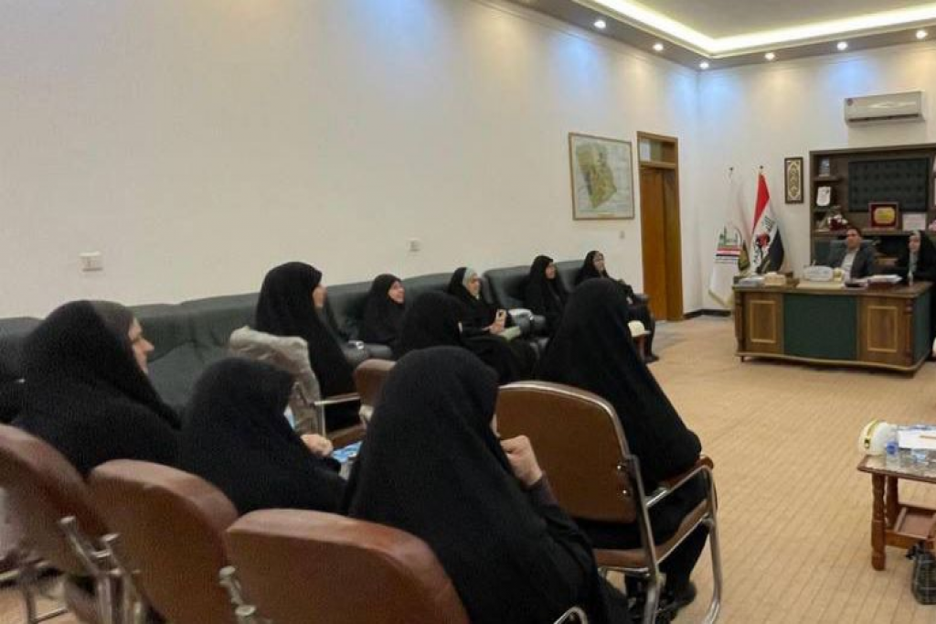 اللجنة الفرعية في النجف الأشرف تنظّم ندوة توعوية لموظفات قائممقامية قضاء الكوفة بعنوان "الشباب والتطرف العنيف بين الإغراء الأيديولوجي والاغتراب الاجتماعي"