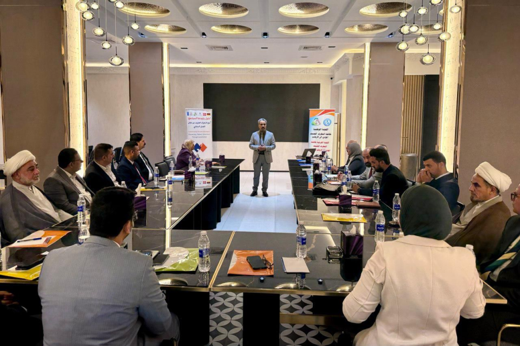 اللجنة الفرعية في ذي قار تقيم ورشة عمل لأعضائها حول سبل تعزيز التعاون مع الشركاء لبناء خطاب وقائي