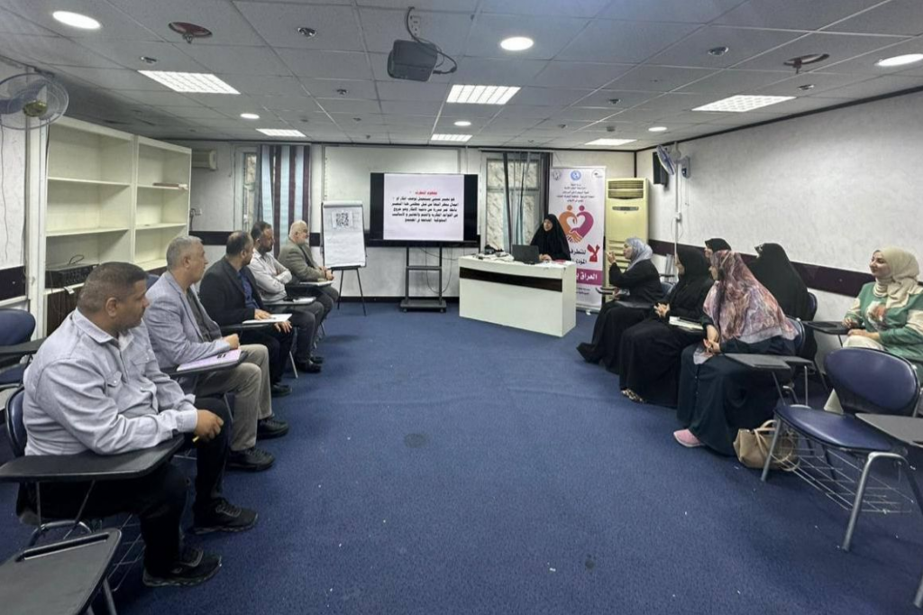 اللجنة الفرعية في النجف الأشرف تقيم ورشة توعوية للملاكات الصحية والإدارية بعنوان "الدعم النفسي وأثره في الحماية من التطرف الفكري"