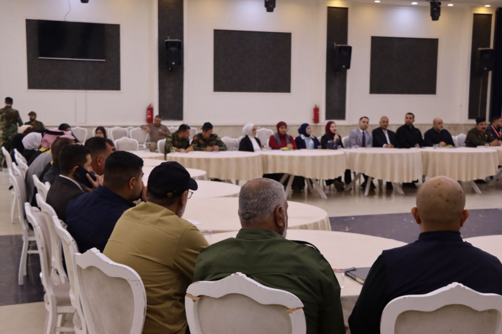 اللجنة الفرعية لمكافحة التطرف العنيف في صلاح الدين تشارك في الجلسة الحوارية التي أُقيمت تحت عنوان "النزوح والعودة الآمنة"