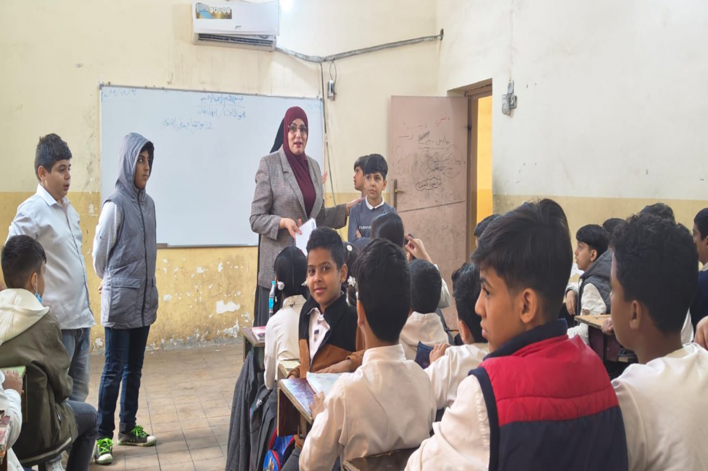 اللجنة الفرعية في البصرة تقيم ورشة توعوية لطلبة المدارس حول التعايش السلمي وحب الآخر