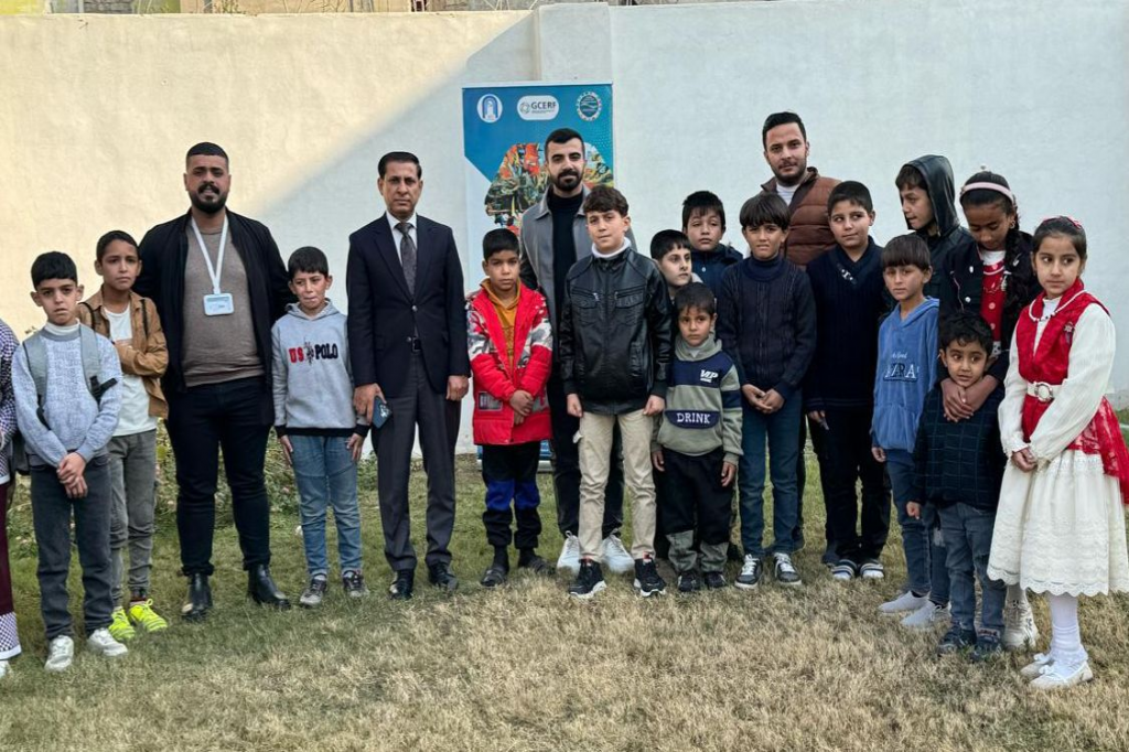 بناءً على الشراكة بين اللجنة الوطنية لمكافحة التطرف العنيف و(GCERF).. مؤسسة الخط الإنساني تُنفذ مبادرة مجتمعية للأطفال العائدين من مخيمات النزوح وأطفال مناطق العودة في نينوى 