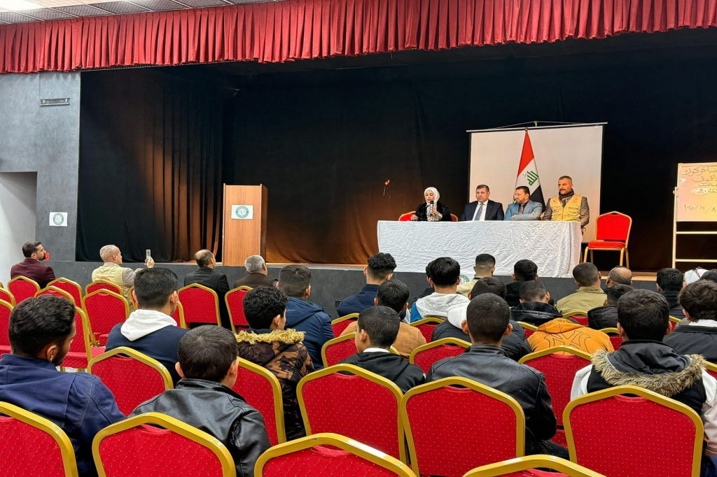 اللجنة الفرعية في كركوك تقيم ندوة توعوية في قضاء داقوق حول مكافحة التطرف العنيف والابتزاز الإلكتروني 