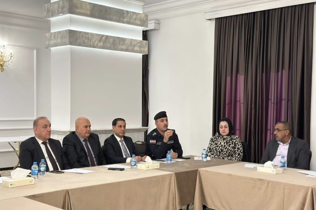 اللجنة الفرعية في نينوى تشارك في المؤتمر الختامي لمشروع تعزيز التماسك المجتمعي من خلال الفواعل المجتمعيين في محافظات كركوك وصلاح الدين ونينوى