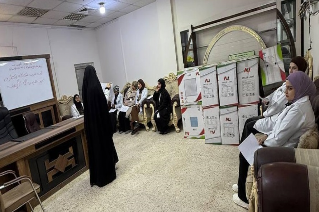 محاضرة توعوية في مركز صحي الإمام الحسن المجتبى لتعزيز الوعي بمخاطر التطرف الفكري