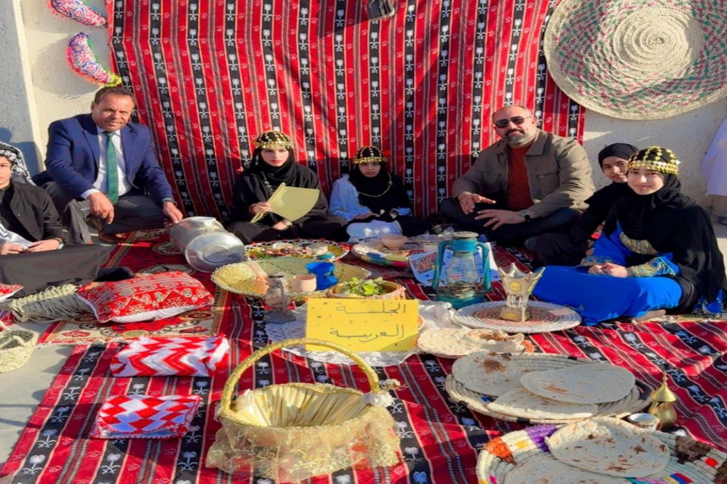 اللجنة الفرعية لمكافحة التطرف العنيف في محافظة ذي قار تشارك في احتفال مدرسي بمناسبة عيد الجيش