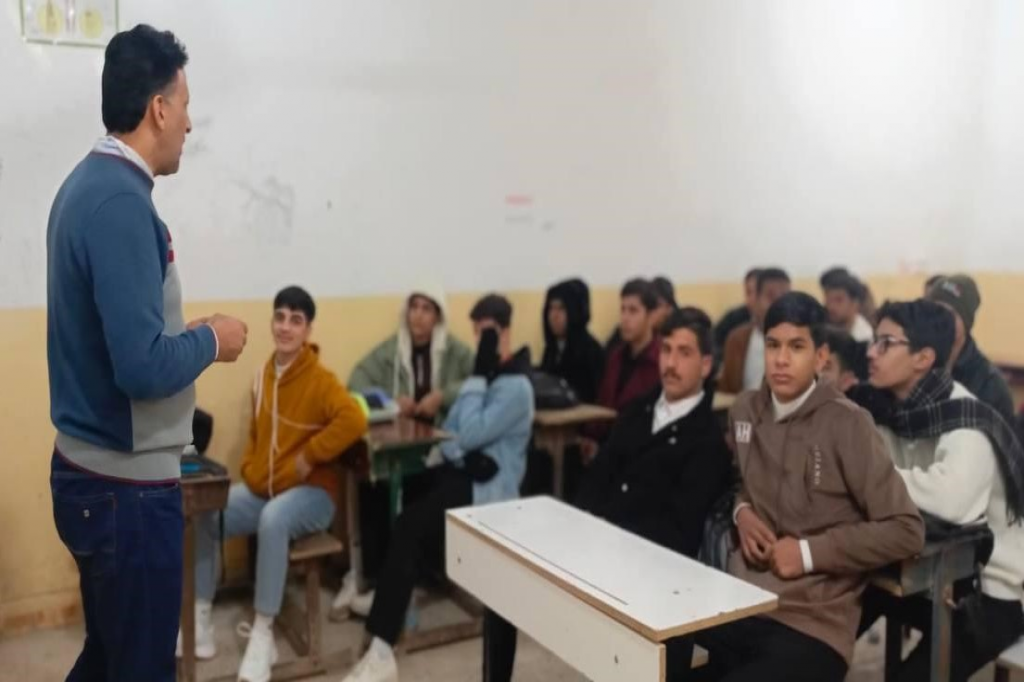 محاضرة توعوية يقيمها منتدى شباب الحيرة في النجف الأشرف حول مخاطر التطرف والإرهاب