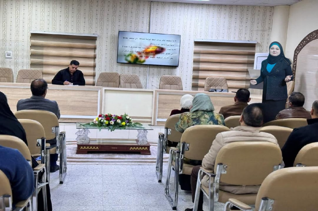 اللجنة الفرعية في البصرة تقيم ندوة توعوية في كلية التمريض حول خطاب ثقافة السلام وأثره في السلم الاجتماعي