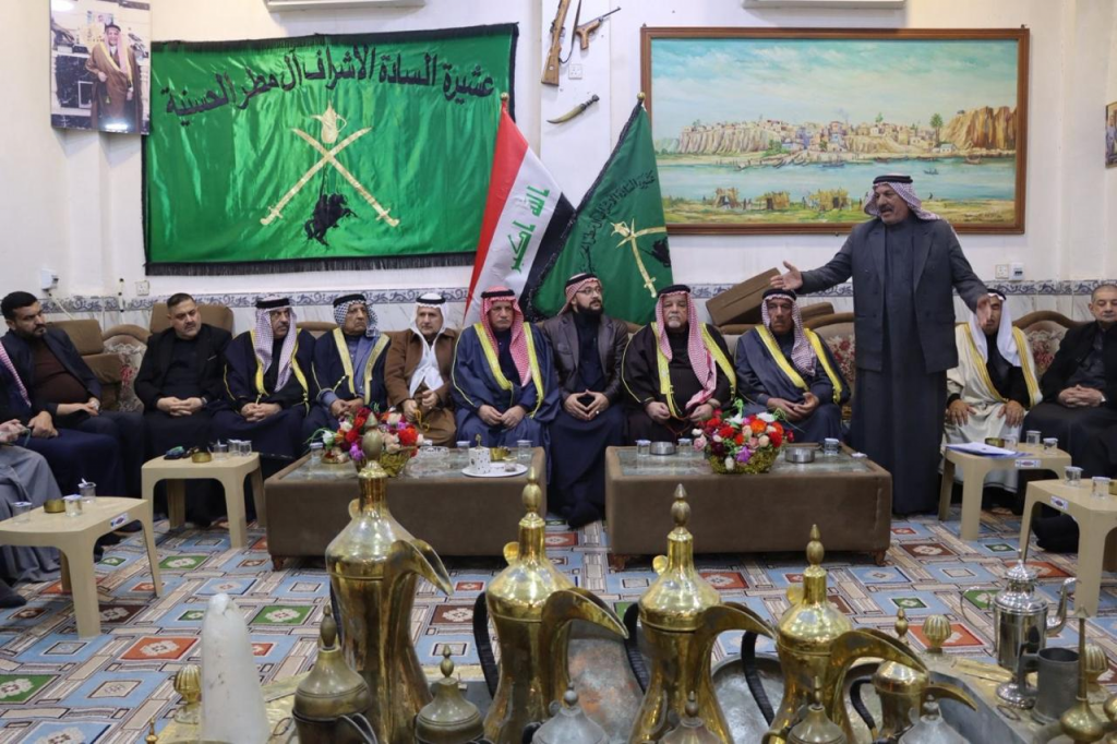اللجنة الفرعية لمكافحة التطرف العنيف في صلاح الدين ترعى صلحا عشائريا لتعزيز السلم المجتمعي