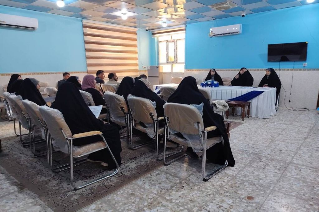 دائرة صحة النجف الأشرف تنفّذ ورشة تدريبية حول التطرف العنيف في مركز السعادة لطيف التوحد