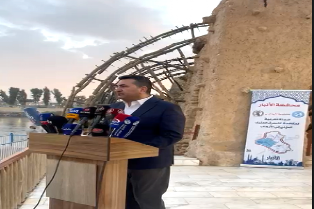 اللجنة الوطنية تجري زيارة ميدانية إلى مدينة هيت على هامش اجتماعها التنسيقي الخامس عشر في الأنبار