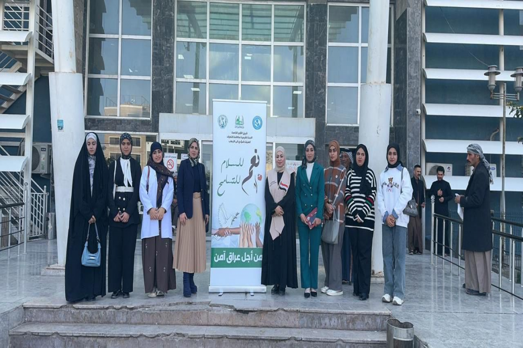 فريق القوى الناعمة في النجف الأشرف ينفّذ زيارة إنسانية إلى مركز الفرات الأوسط للأورام السرطانية