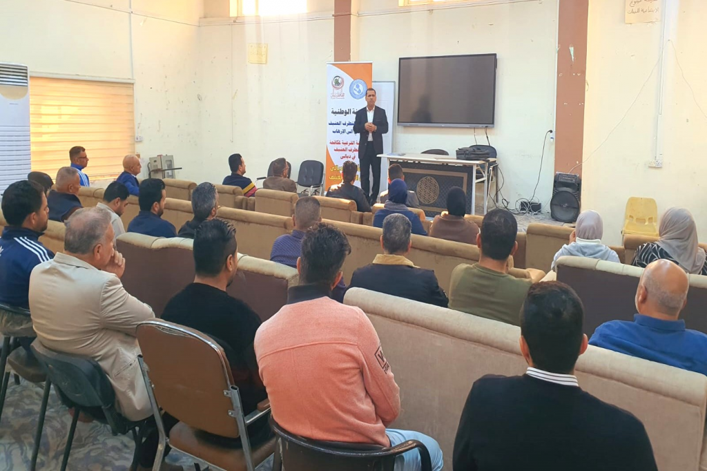 اللجنة الفرعية في ديالى تعقد ندوة موسعة لمعلمي التربية الرياضية في جلولاء حول الوقاية من التطرف العنيف