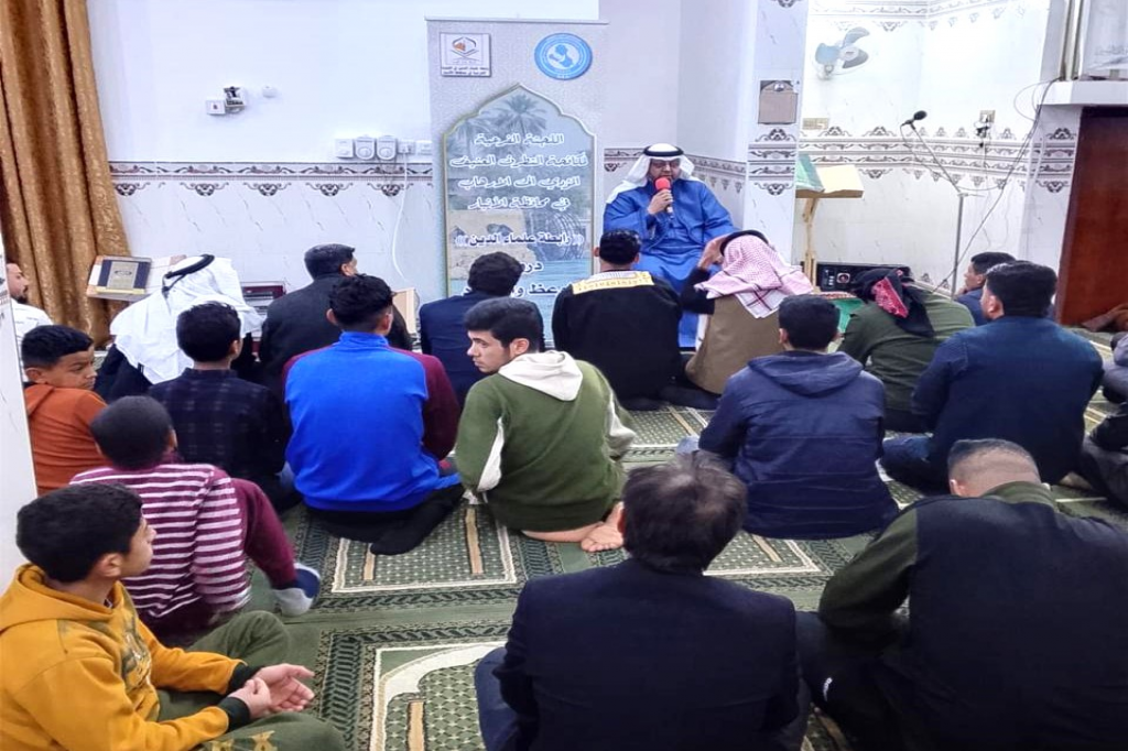 رابطة علماء الدين في الأنبار تنظّم محاضرة دينية حول التعاون ونبذ الخلاف