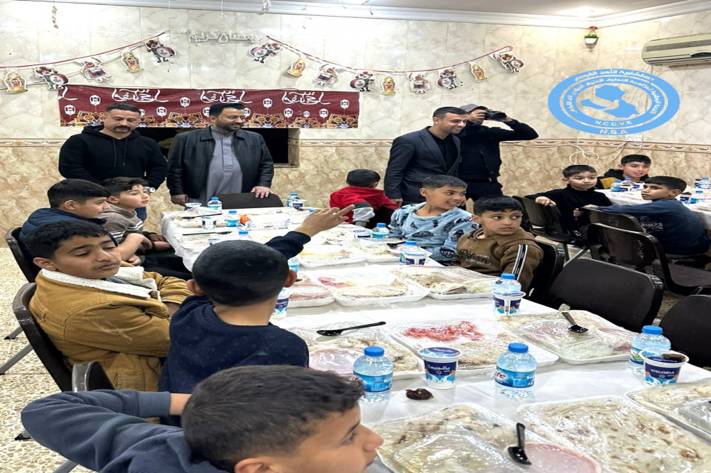 مأدبة إفطار جماعي لأطفال دار الأيتام في الموصل ضمن مبادرة إنسانية لتعزيز التكافل المجتمعي