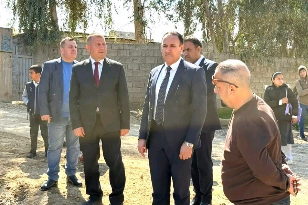 رئيس اللجنة الفرعية لمكافحة التطرف العنيف في قضاء تلكيف يجري زيارة ميدانية لمنطقة القوسيات للاطلاع على أوضاع العوائل العائدة