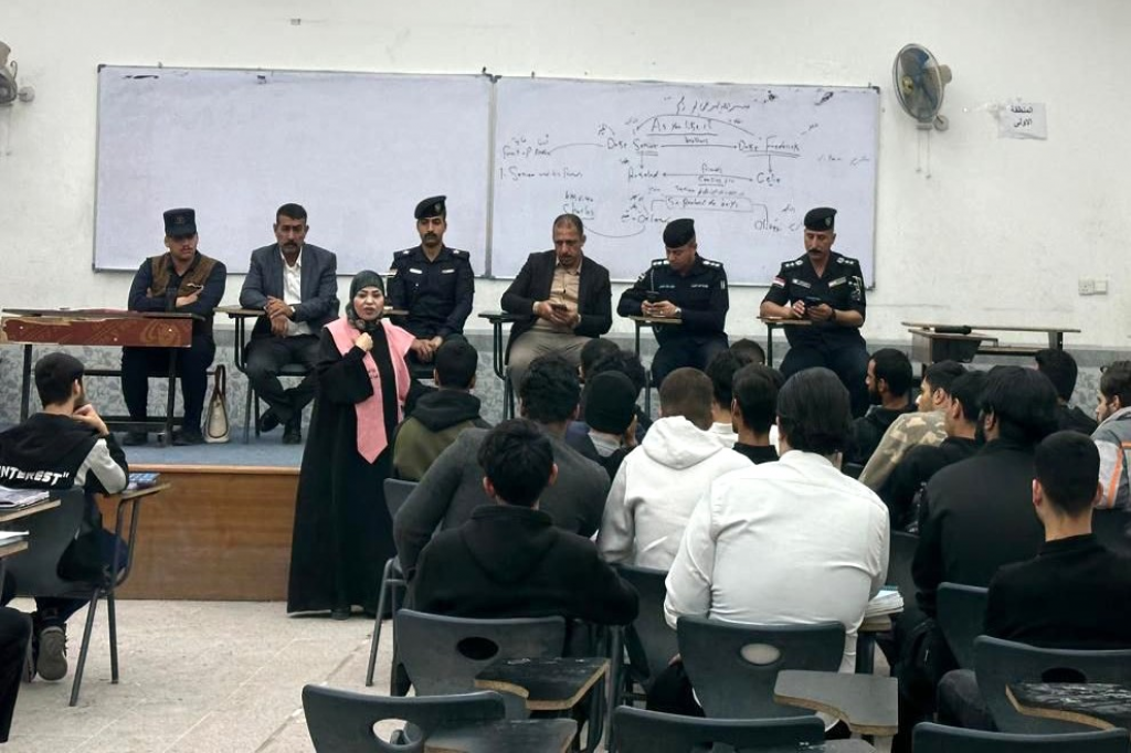 اللجنة الفرعية في محافظة النجف الأشرف تنفّذ ورشة توعوية لطلبة المدارس حول مواجهة الفكر المتطرف