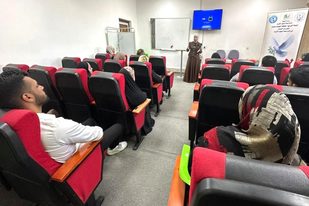 اللجنة الفرعية في النجف الأشرف تعزز المناعة الفكرية لدى الشباب عبر برامج توعوية