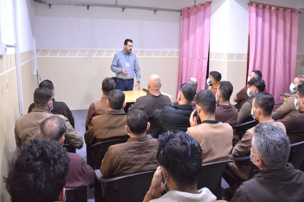 اللجنة الفرعية في دائرة الإصلاح العراقية تنظّم محاضرات توعوية داخل سجن سوسة المركزي