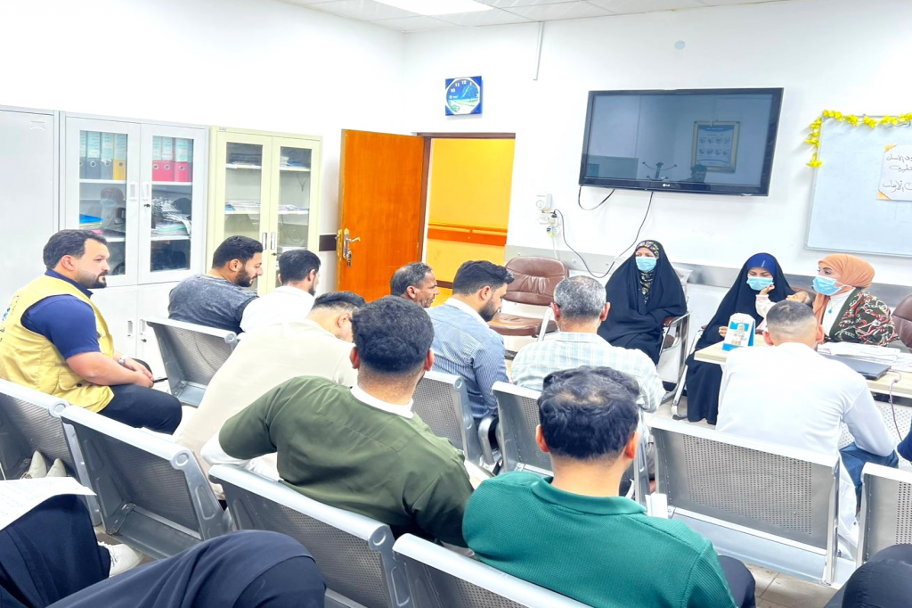 اللجنة الفرعية في محافظة النجف تنفذ ندوة توعوية حول مخاطر التطرف العنيف في مركز صحي النعمان