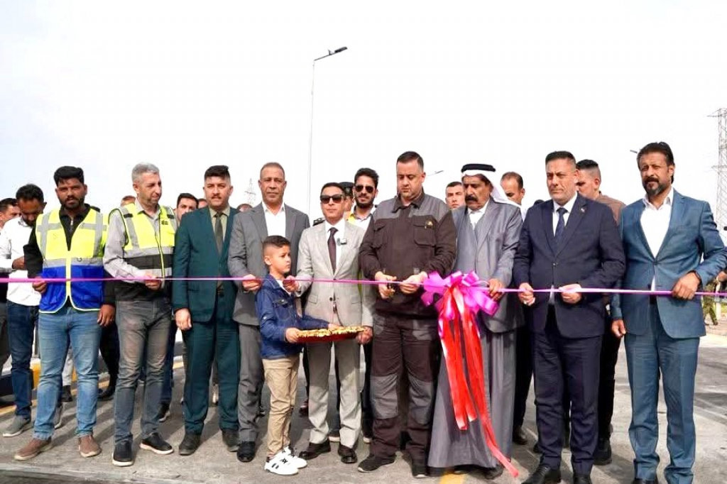 اللجنة الفرعية في محافظة صلاح الدين تواكب افتتاح جسر السكك في بيجي بعد إعادة تأهيله