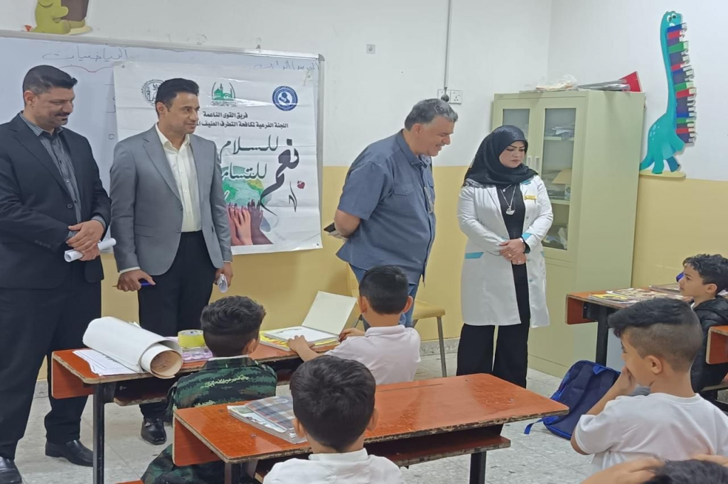 اللجنة الفرعية في محافظة النجف الأشرف تنسّق ورشة توعوية لحماية الأطفال من التطرف الفكري