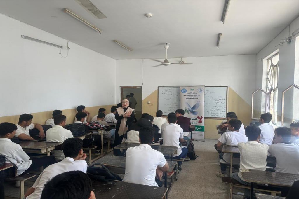 اللجنة الفرعية في محافظة النجف الأشرف تنسّق ورشة توعوية لتعزيز الفكر الواعي لدى الطلبة