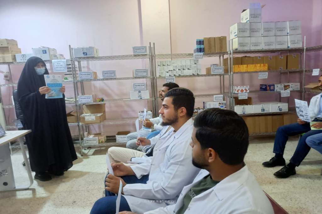 اللجنة الفرعية في محافظة النجف الأشرف تنسّق محاضرة توعوية لطلبة التمريض حول مخاطر التطرف العنيف