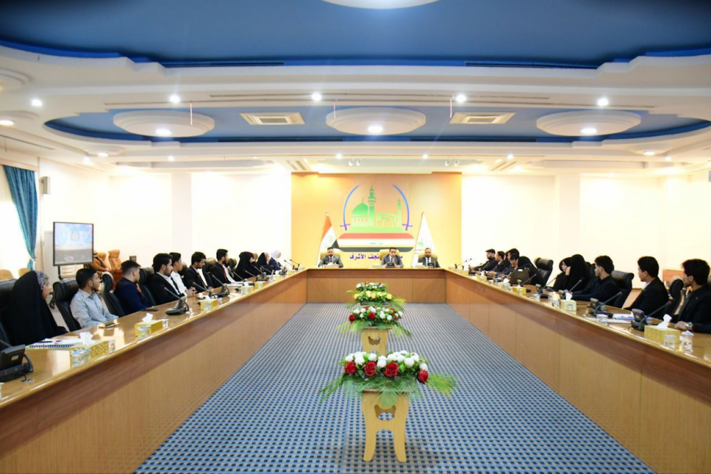 اللجنة الفرعية في محافظة النجف الأشرف تعقد اجتماعاً لتعزيز دور الشباب الجامعي في مواجهة التطرف العنيف