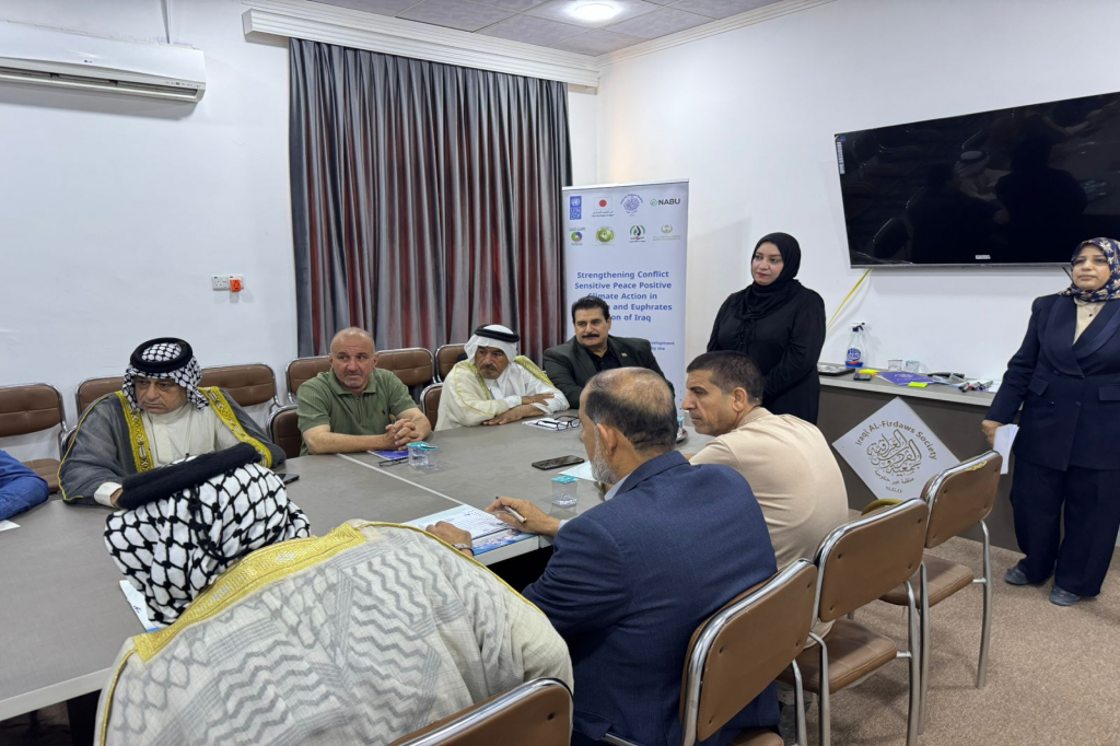 اللجنة الفرعية في محافظة البصرة تشارك في ورشة تدريبية لتعزيز الأمن المناخي والتماسك المجتمعي