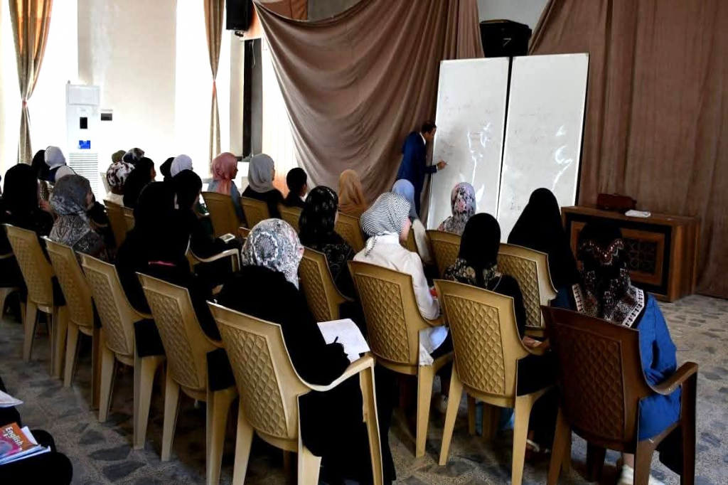 اللجنة الفرعية في محافظة صلاح الدين تواكب إقامة دورات تقوية مجانية لطالبات الثالث المتوسط في طوزخورماتو