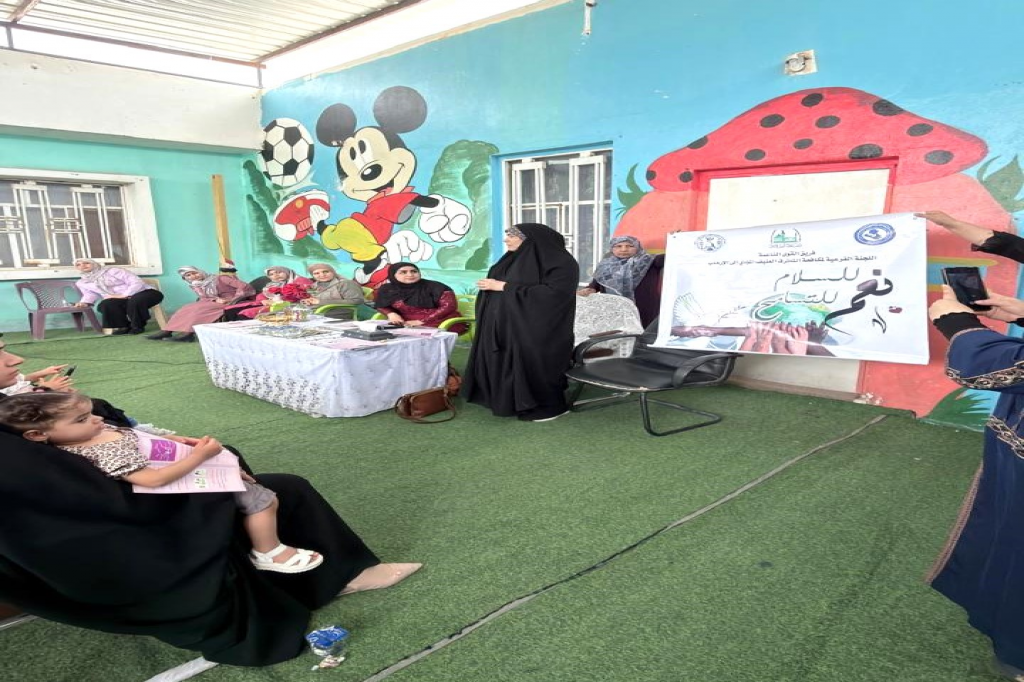 اللجنة الفرعية في محافظة النجف الأشرف تنفذ ورشة توعوية لتعزيز قيم السلام والتسامح لدى الأطفال