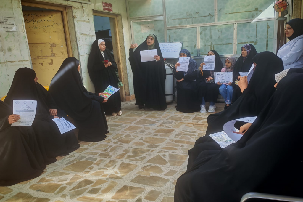 اللجنة الفرعية في محافظة النجف الأشرف تنفذ محاضرة توعوية حول دور المرأة في مكافحة التطرف العنيف